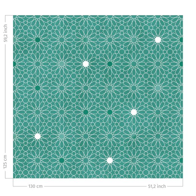 Wanddeko Küche Marokkanisches Sternen Muster