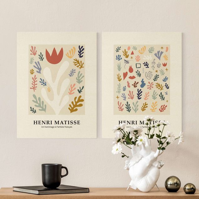 Wandbilder Bunt Matisse Hommage - Pflanzenpracht