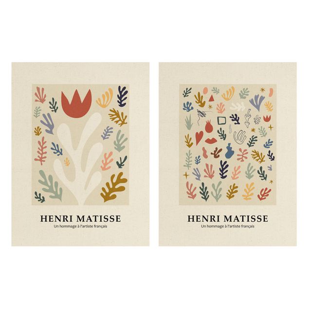 Wandbilder Matisse Hommage - Pflanzenpracht