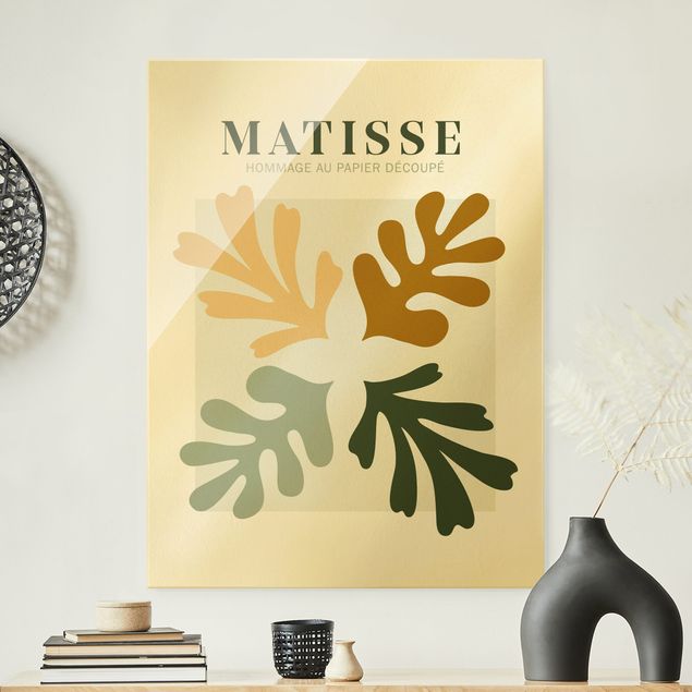 Wandbilder Abstrakt Matisse Interpretation - Blätter