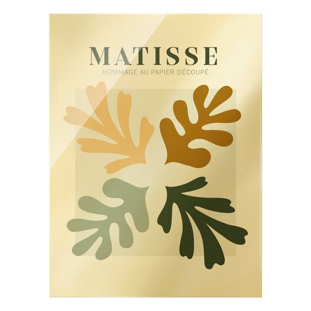 Wandbilder Matisse Interpretation - Blätter
