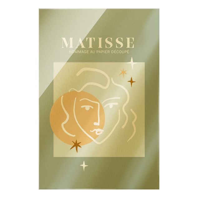 Bilder Matisse Interpretation - Gesicht und Sterne
