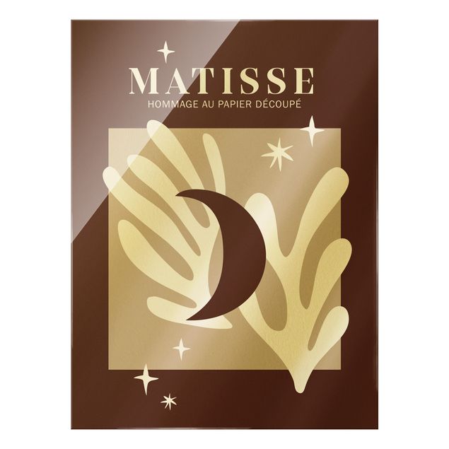 schöne Bilder Matisse Interpretation - Mond und Sterne Rot