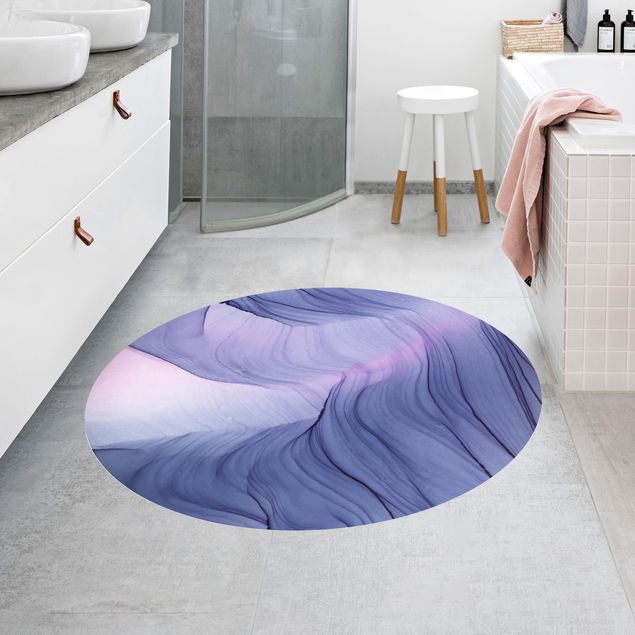 Teppich abstrakt Meliertes Violett