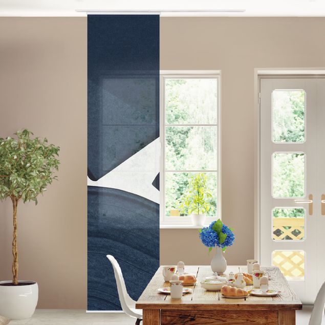 Küche Dekoration Minimalistische Malerei in Blau