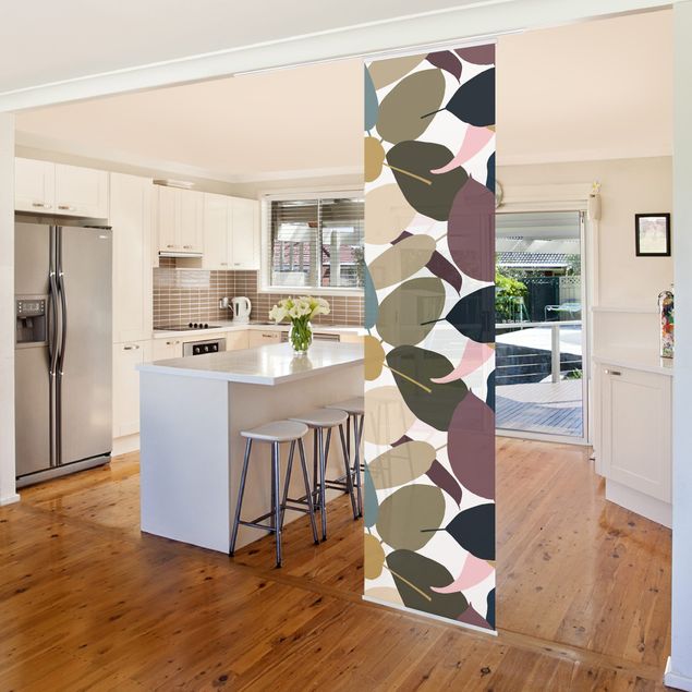 Wanddeko Küche Modern Tropical Muster