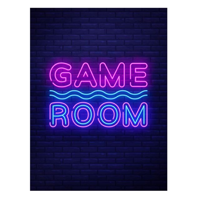 Wandbilder Sprüche Neon Text Game Room