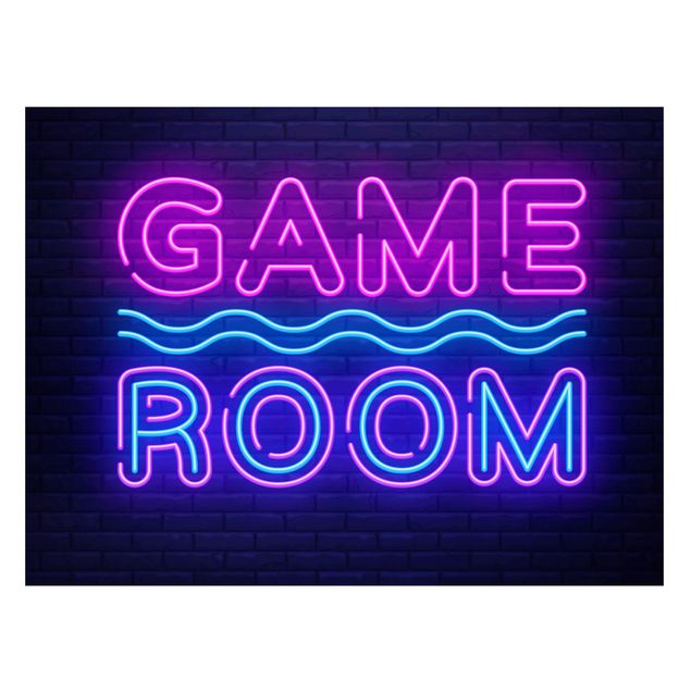 Wandbilder Sprüche Neon Text Game Room