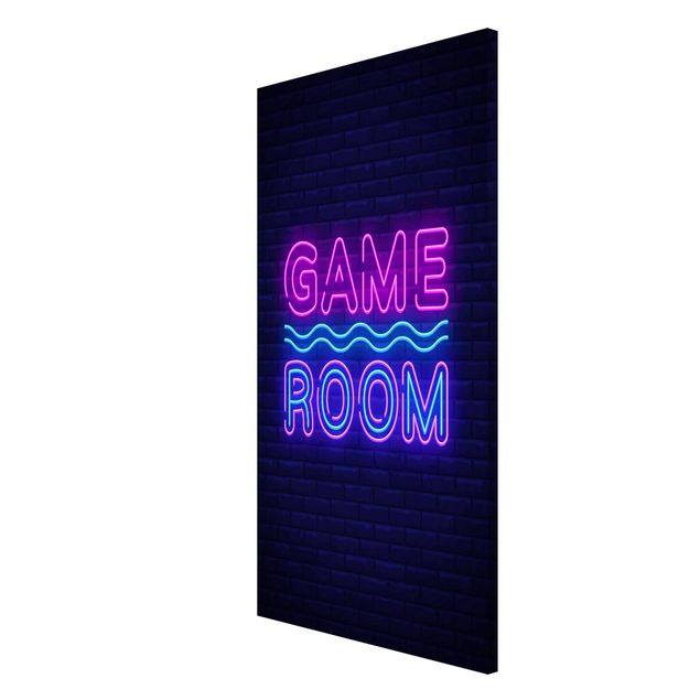 Wandbilder Modern Neon Text Game Room