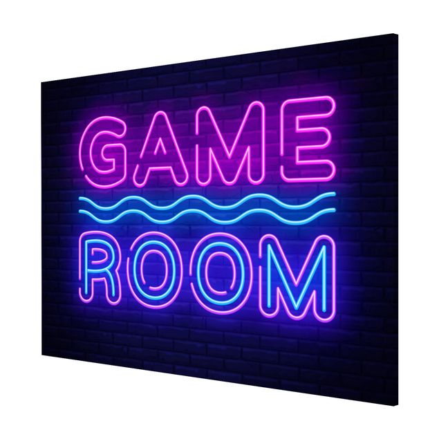 Wandbilder Modern Neon Text Game Room