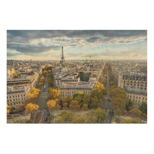 Holzbilder Landschaften Nice day in Paris