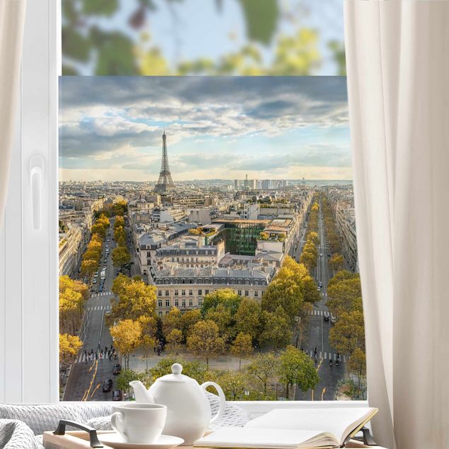 Fensterfolie - Sichtschutz - Nice day in Paris - Fensterbilder