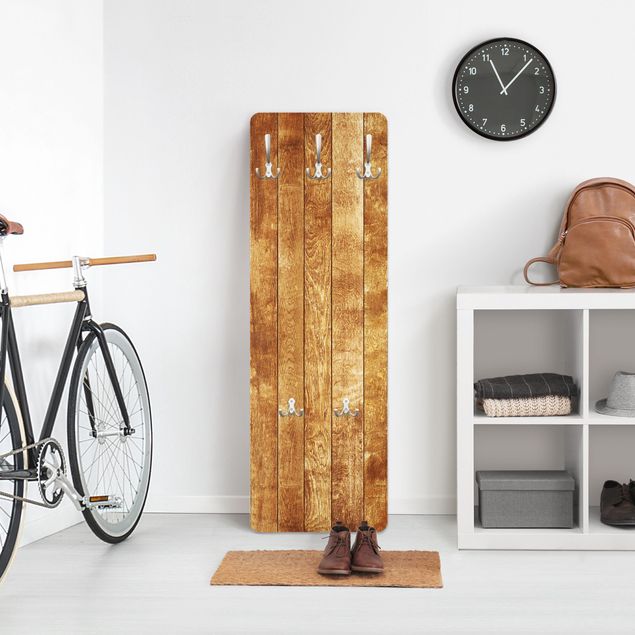 Garderobe mit Motiv Nordic Woodwall