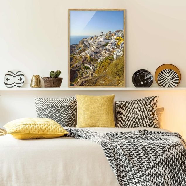 Wandbilder Landschaften Oia auf Santorini
