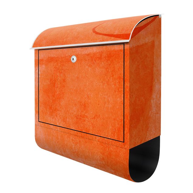 Briefkasten modern Oranger Stier