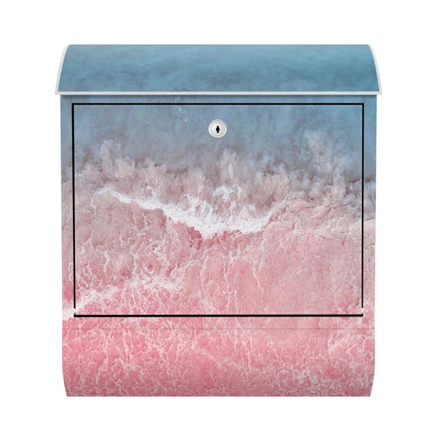 Design Briefkasten Ozean in Pink
