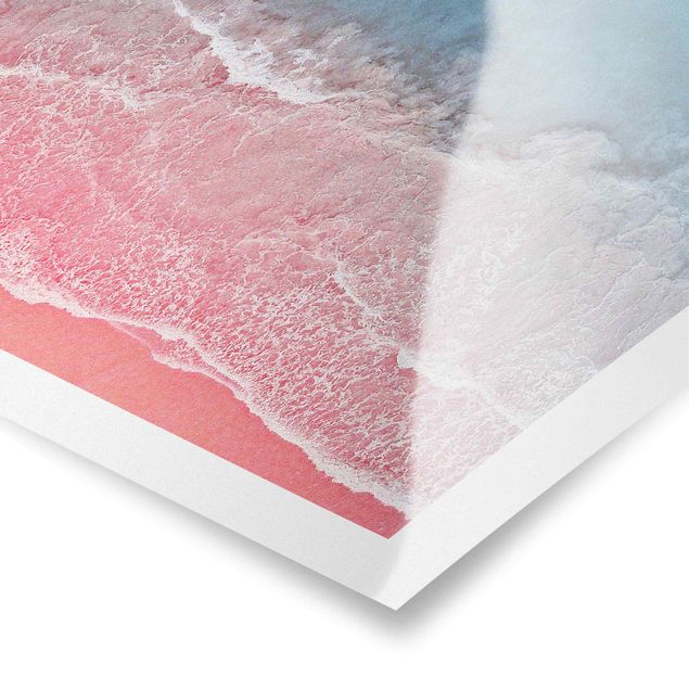 Poster Naturbilder Ozean in Pink