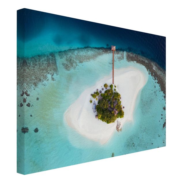 Wandbilder Strände Ozeanparadies Malediven