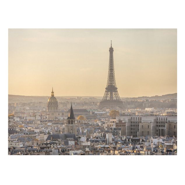 Leinwandbilder Retro Paris im Morgengrauen