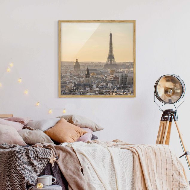 Wandbilder Architektur & Skyline Paris im Morgengrauen
