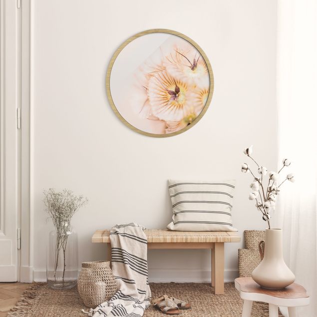 Wandbilder Floral Pastellfarbener Blütenstrauß