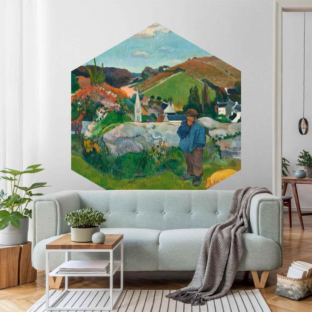 Berg Tapete Paul Gauguin - Der Schweinehirt