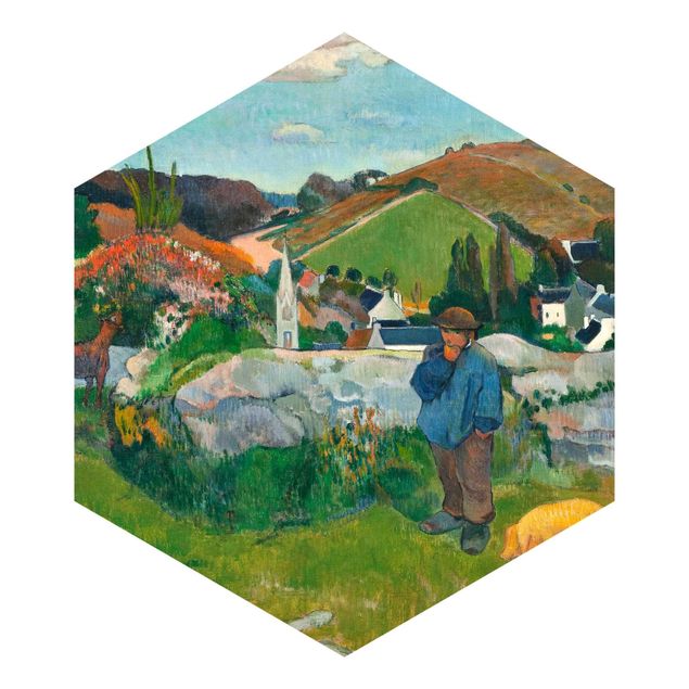 Tapete Natur Paul Gauguin - Der Schweinehirt