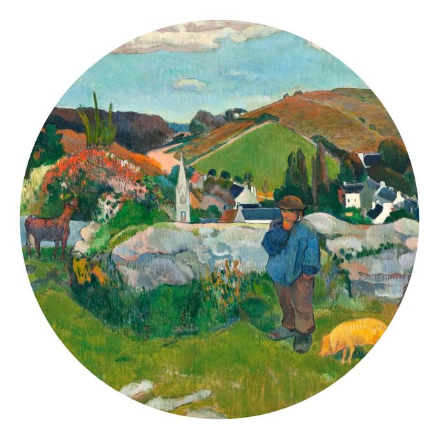 Berg Tapete Paul Gauguin - Der Schweinehirt