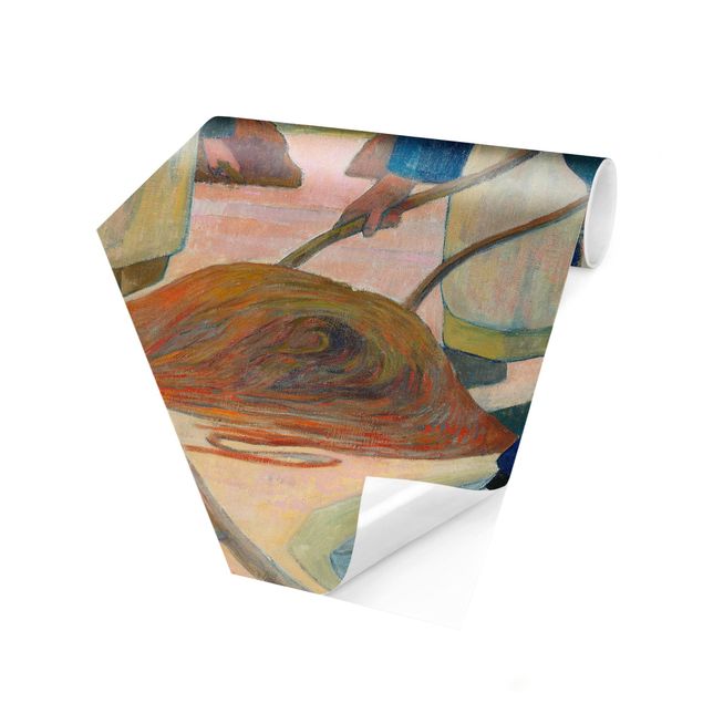 Hexagon Tapete Paul Gauguin - Tangsammlerinnen