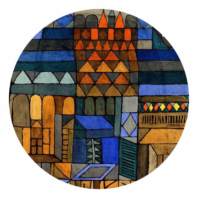 Fototapete Stadt Paul Klee - Beginnende Kühle