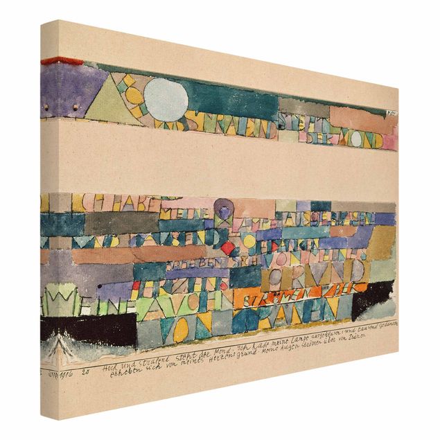Wandbilder Bunt Paul Klee - Der Mond