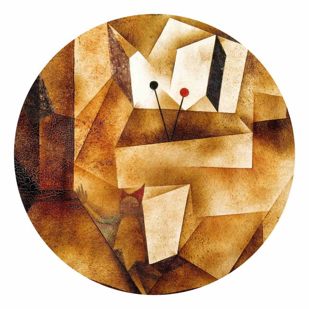 Wandtapete braun Paul Klee - Paukenorgel