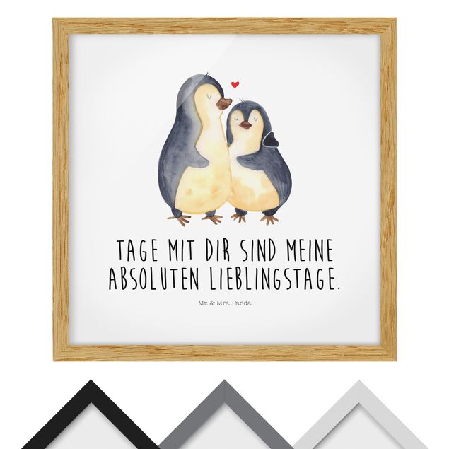 schöne Bilder Mr. & Mrs. Panda - Pinguin - Lieblingstage