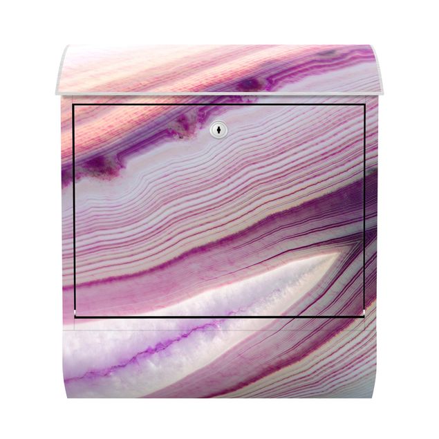 Briefkasten - Pinker Kristall Planet
