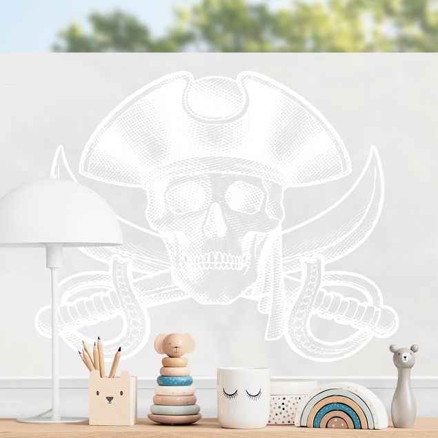 Babyzimmer Deko Piraten Logo