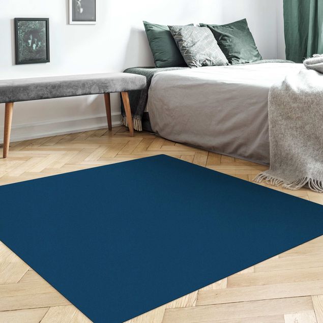 Teppich Esszimmer Preussisch-Blau