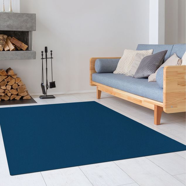 Blauer Teppich Preussisch-Blau