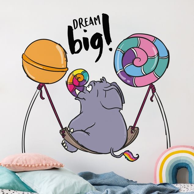 Deko Kinderzimmer Pummeleinhorn - Dream big Elefant