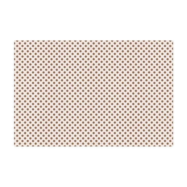 Kork-Teppich - Punkte Grau auf Weiß - Querformat 3:2