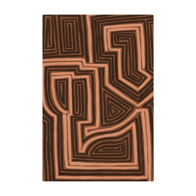 Kork-Teppich - Raus aus dem Labyrinth - Hochformat 2:3