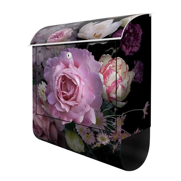 Design Briefkasten Rosentraum Bouquet
