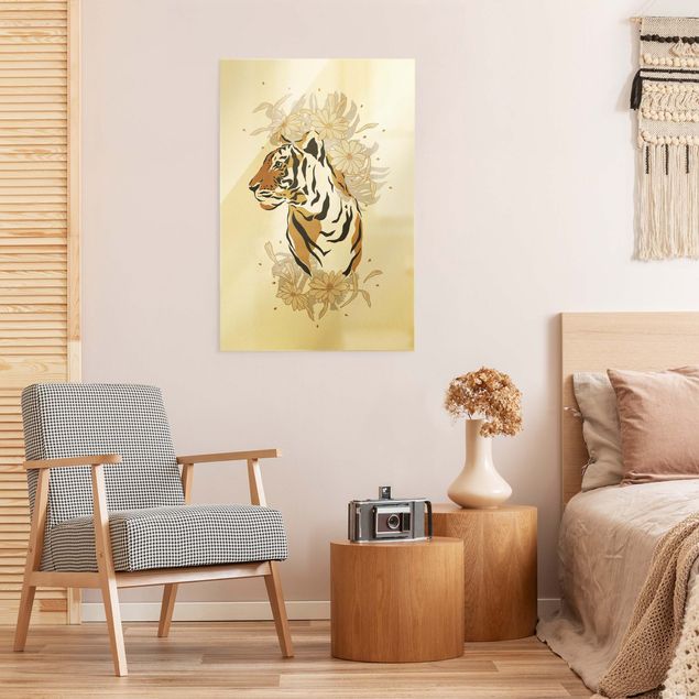 Wandbilder Tiere Safari Tiere - Portrait Tiger