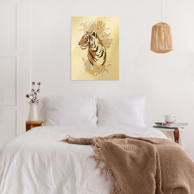 Wandbilder Tiere Safari Tiere - Portrait Tiger
