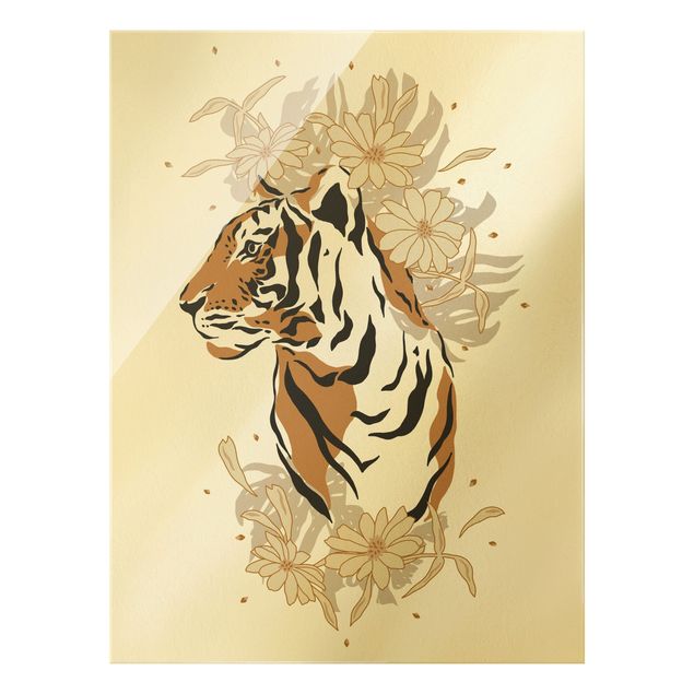schöne Bilder Safari Tiere - Portrait Tiger