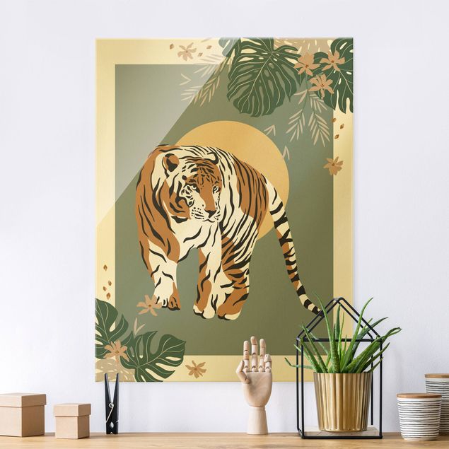 Wandbilder Tiger Safari Tiere - Tiger