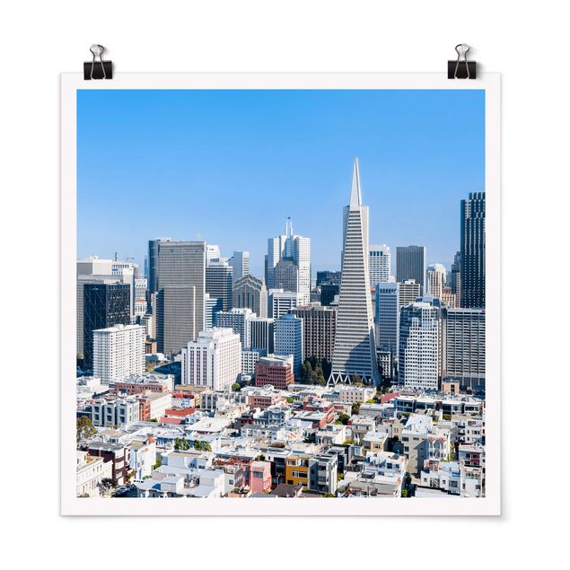 Wandbilder Modern San Francisco Skyline