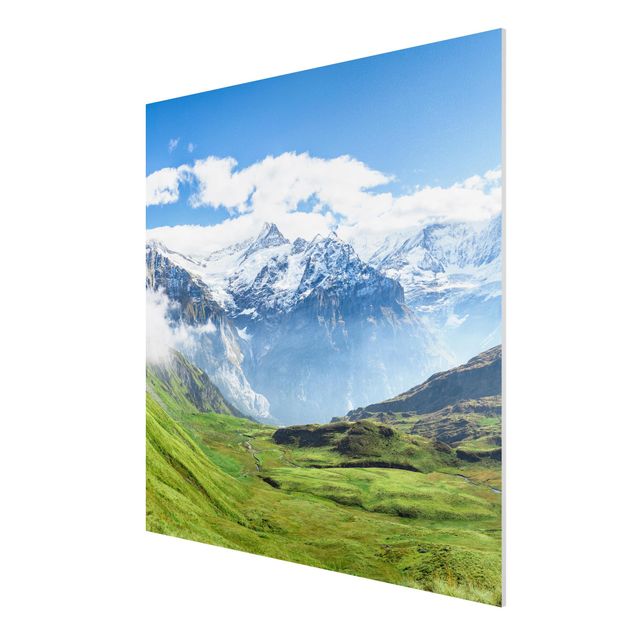 Wandbilder Berge Schweizer Alpenpanorama
