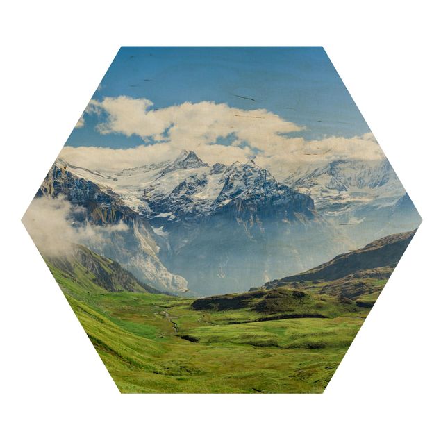 Wandbilder Architektur & Skyline Schweizer Alpenpanorama