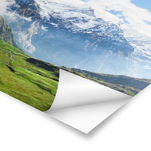 Poster Naturbilder Schweizer Alpenpanorama