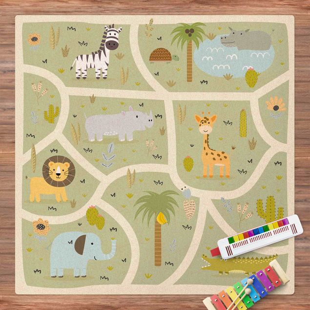 Deko Kinderzimmer Safari - Die große Vielfalt der Tiere